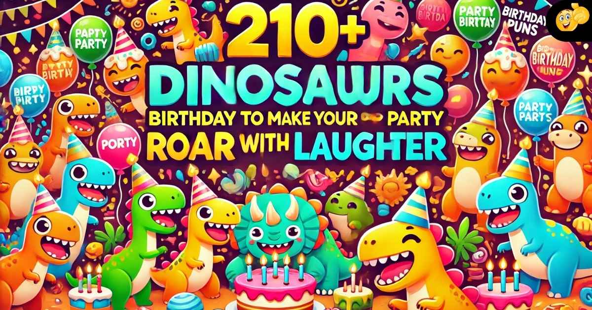 Dinosaur Birthday Puns To Make Your Party Roar With Laughter