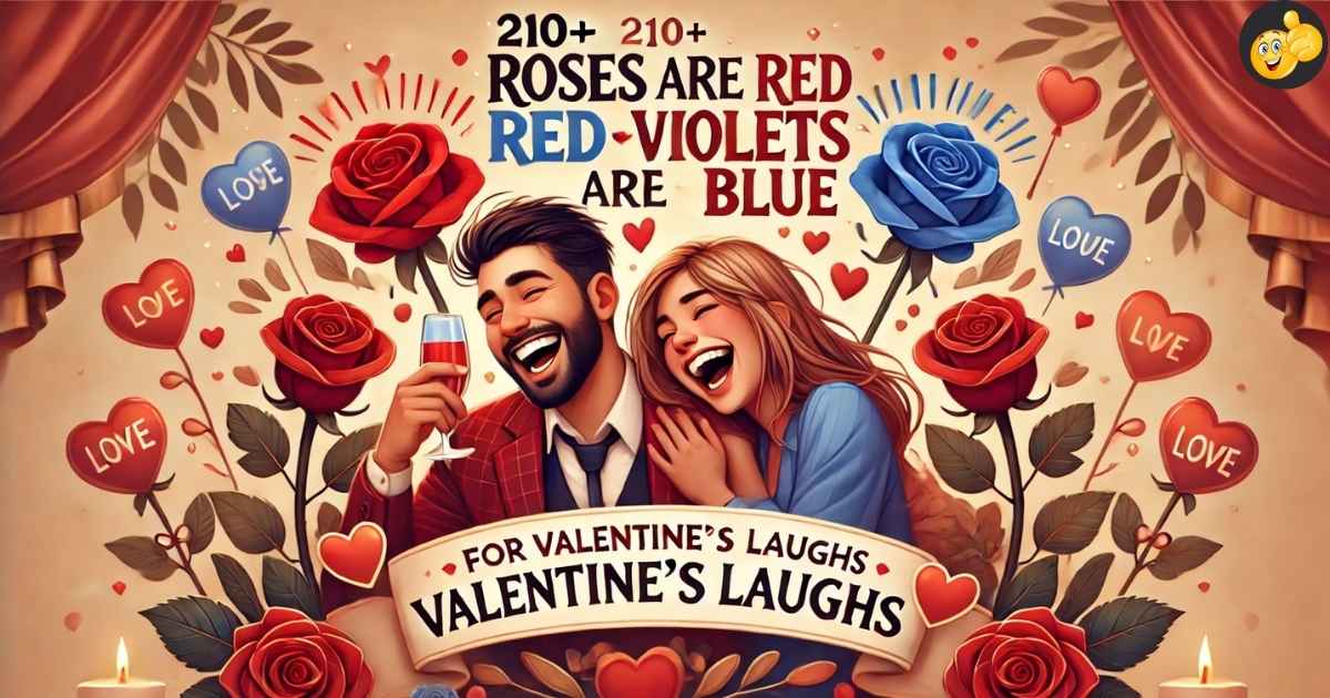 210+ Roses Are Red Violets Are Blue Jokes for Valentines Laughs