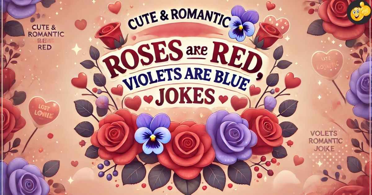 Cute & Romantic Roses Are Red, Violets Are Blue Jokes