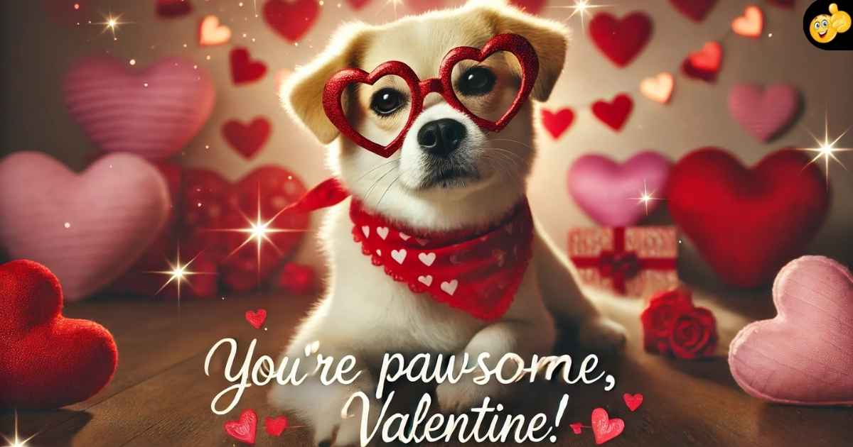 Paws-itively Adorable Dog Valentines Puns 