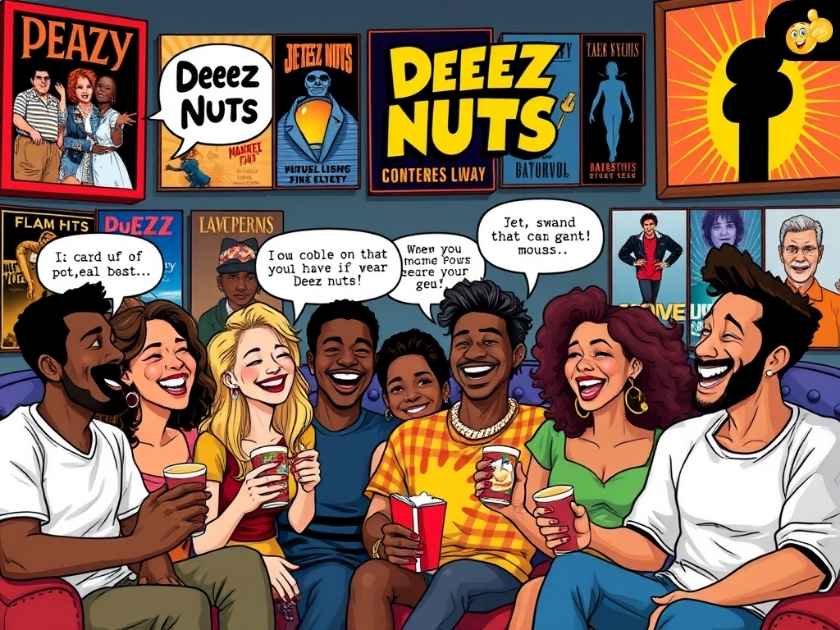 Pop Culture Deez Nuts Jokes for Movie & Music Lovers