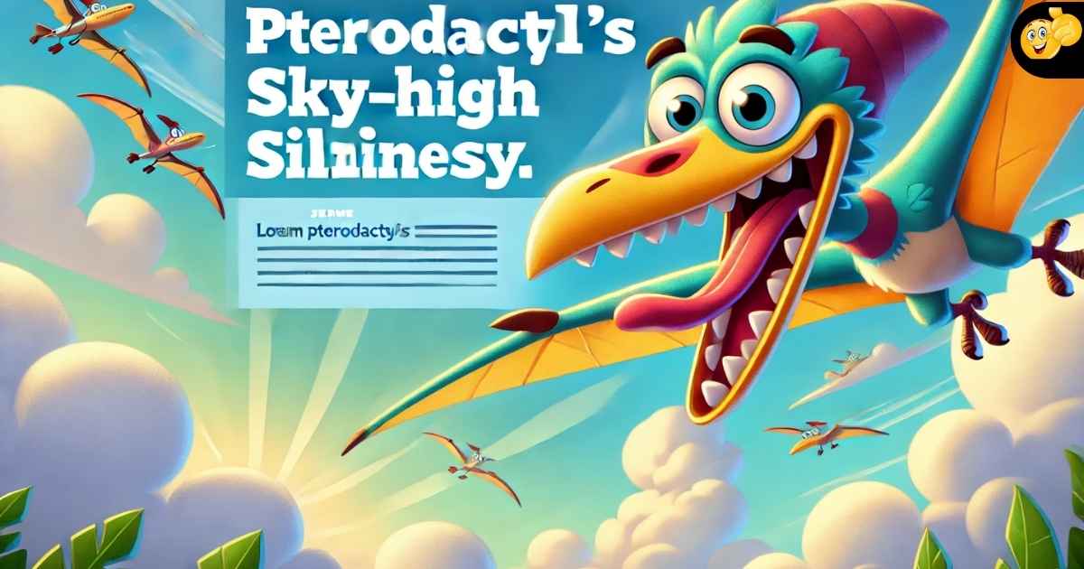 Pterodactyl's Sky-High Silliness