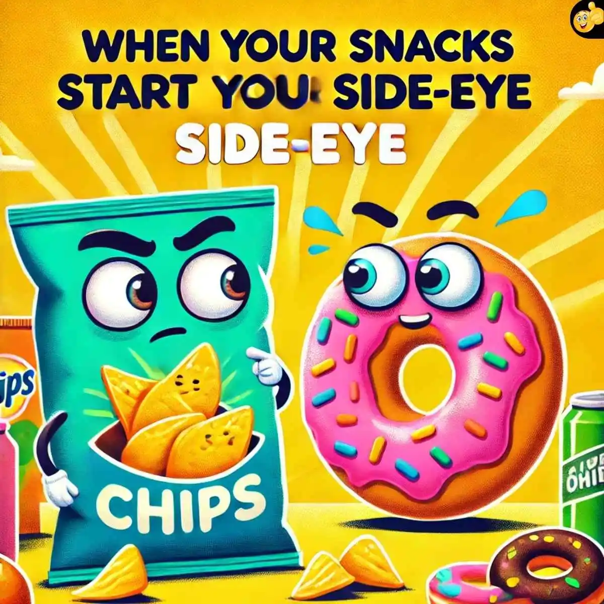 When Your Snacks Start Giving You Side-Eye