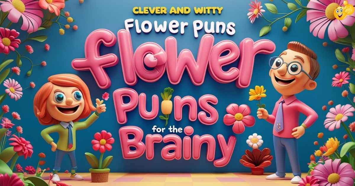 Clever and Witty Flower Puns for the Brainy 